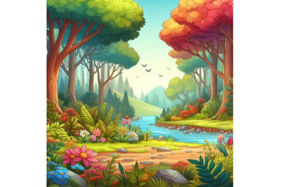 8 Forest. Beautiful colorful plan bundle