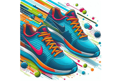 8 Running colorful pair shoes. Br bundle