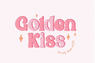 Golden Kiss Lovely Font