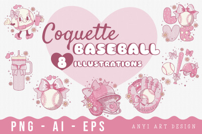 Coquette Baseball Sublimation