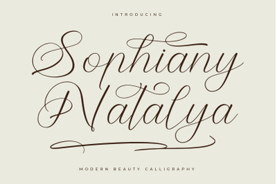 Sophiany Natalya - Modern Beauty Calligraphy