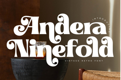 Andera Ninefold - Vintage Retro Font