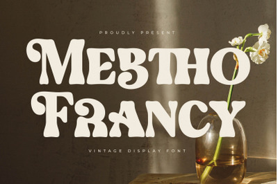 Mebtho Francy - Vintage Display Font