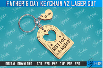 Fathers Day Keychain | Keychain Inscription | Grandpa Gift | CNC Files