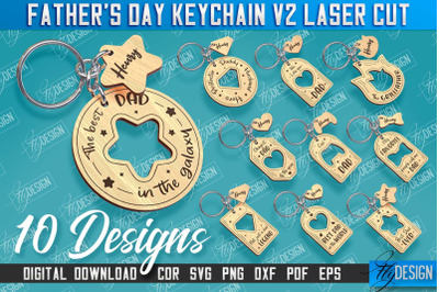 Fathers Day Keychain Bundle | Keychain Inscription | Grandpa Gift