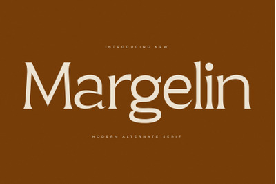 Margelin - Modern Alternate Serif