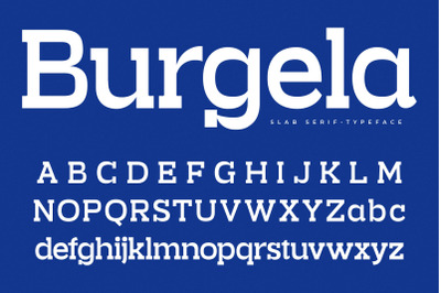 Burgela - Slab Serif Typeface