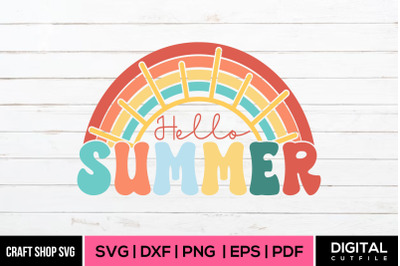 Hello Summer SVG, Summer Quote SVG