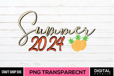 Summer 2024 Sublimation PNG
