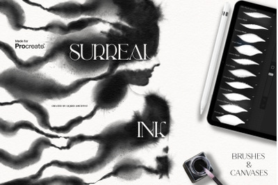 Surreal Ink brush pack for Procreate