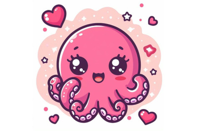 8 kawaii very a cute octopus bundle