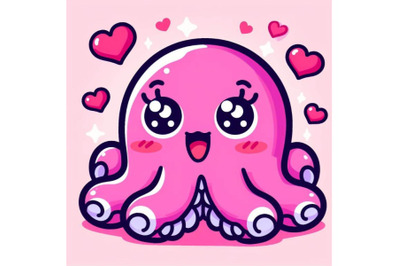 8 kawaii very a cute octopus bundle