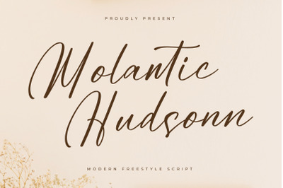 Molantic Hudsonn - Modern Freestyle Script