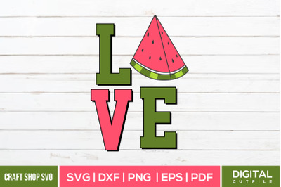 Love SVG, Summer Retro SVG