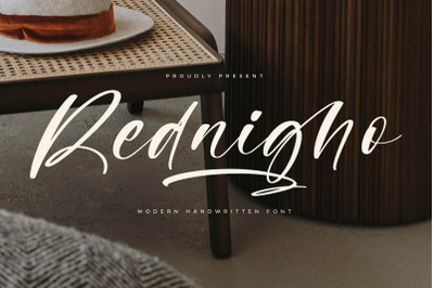 Rednigho - Modern Handwritten Font
