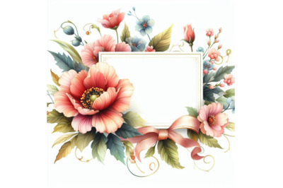 8 Beautiful watercolor card with  bundle