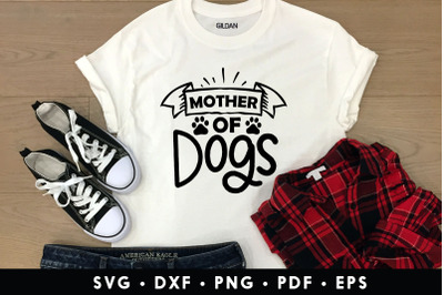 Mother of Dogs SVG, DXF, PNG, EPS, PDF