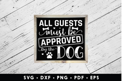 Dog SVG Cut File for Sign