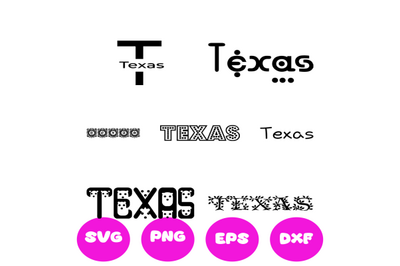 TEXAS COUNTRY NAMES SVG CUT FILE