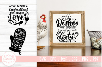 Kitchen Decor SVG Quotes | Funny Farmhouse Kitchen Sign