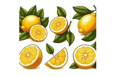 8 Lemon set with citrus and  bundle