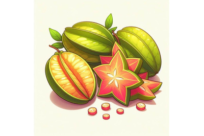 8 a Carambola or Starfruit and  bundle