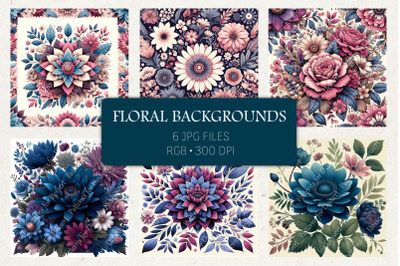 Botanical Floral Backgrounds