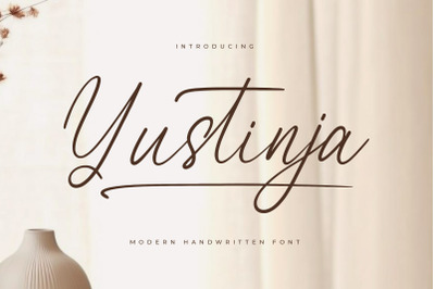 Yustinja - Modern Handwritten Font