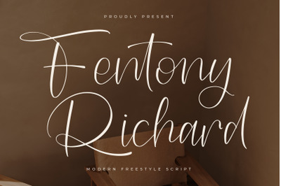 Fentony Richard - Modern Freestyle Script