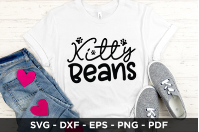 Kitty Beans SVG, Cat SVG, Cat SVG Design