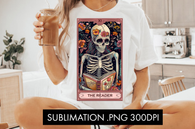 Tarot Card The Reader PNG Sublimation
