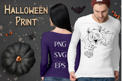 Cute Halloween SVG&2C; EPS Png