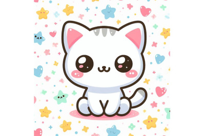 4 Clipart cute cat