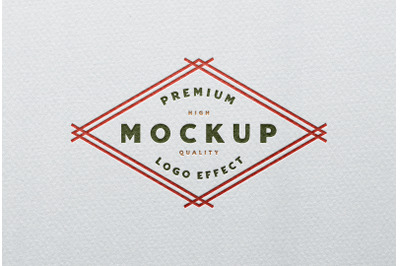 Premium Full Color Logo Mockup