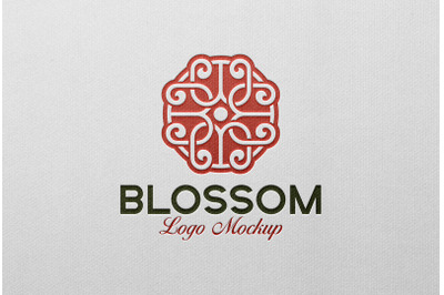 Premium Logo Mockup White Paper