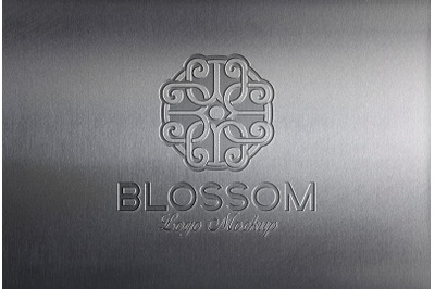 Stainless Steel Engraving Logo Mockup