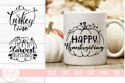 Thanksgiving Day Quotes SVG Cut File