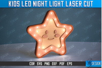 Kids Led Night Light | Home Design | Night Lamp | Star Design