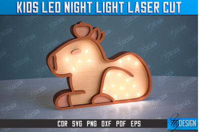 Kids Led Night Light | Home Design | Night Lamp | Capybara Design