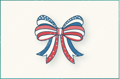 Coquette American Girl PNG, 4th of July Sublimation, USA Flag, Gifts for Girls, American Flag &amp; Pink Bow Design, Freedom Theme