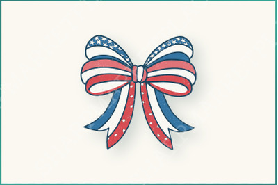 Coquette American Girl PNG&2C; 4th of July Sublimation&2C; USA Flag&2C; Gifts for Girls&2C; American Flag &amp;amp; Pink Bow Design&2C; Freedom Theme