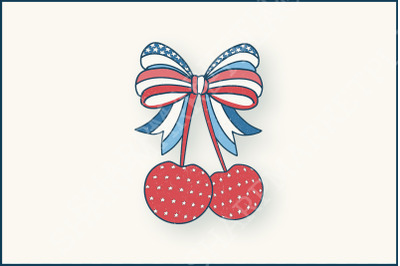 Cherry Coquette Bow PNG, Soft Girl Era Aesthetic, 4th of July Sublimation, Trendy Designs, Retro Mama &amp; America Png, Cherry Bow Design