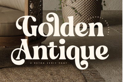 Golden Antique - Retro Serif Font