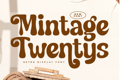 Mintage Twentys - Retro Display Font