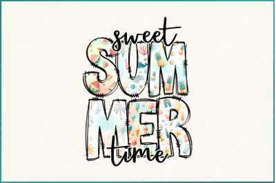 Sweet Summer Time PNG, Retro Trendy Designs, Women&#039;s Summer Sublimation File, Digital Download Shirt Art, Summertime &amp; Sublimation