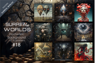 Bundle Surreal worlds 18. Psychedelic.