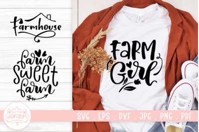 Farmhouse Sign Quotes SVG Cut File