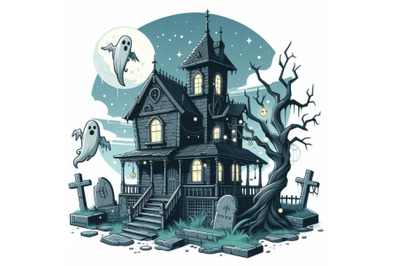 4 a spooky haunted ghost house