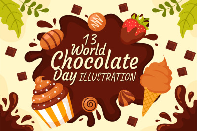 13 World Chocolate Day Illustration