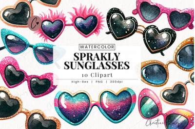 Sparkly Sunglasses Clipart